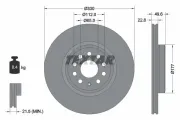 Bremsscheibe TEXTAR 92327103