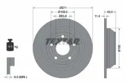 Bremsscheibe Hinterachse TEXTAR 92327403