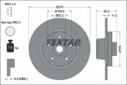 Bremsscheibe Hinterachse TEXTAR 92329403
