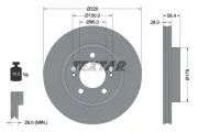Bremsscheibe Vorderachse TEXTAR 92332803