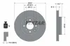 Bremsscheibe Vorderachse TEXTAR 92334003