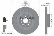 Bremsscheibe Hinterachse TEXTAR 92334705