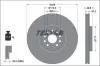 Bremsscheibe Vorderachse TEXTAR 92337505