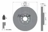 Bremsscheibe Vorderachse TEXTAR 92337505