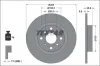 Bremsscheibe Hinterachse TEXTAR 92338203