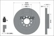 Bremsscheibe Vorderachse TEXTAR 92342603