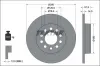 Bremsscheibe Hinterachse TEXTAR 92345203
