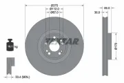 Bremsscheibe TEXTAR 92346705