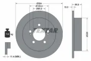 Bremsscheibe Hinterachse TEXTAR 92347403