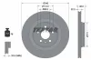 Bremsscheibe Hinterachse TEXTAR 92355003