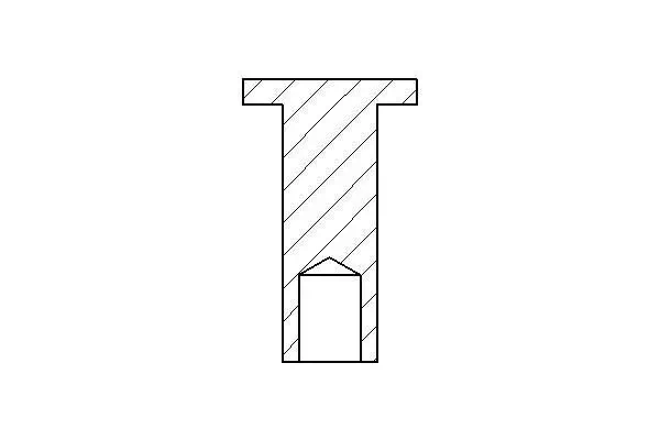 Niete, Trommelbremsbelag TEXTAR 86001500