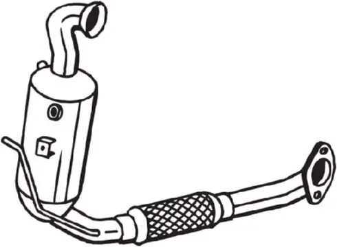 Ruß-/Partikelfilter, Abgasanlage BOSAL 097-706