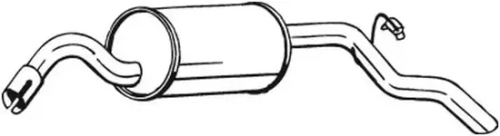 Endschalldämpfer BOSAL 154-051 Bild Endschalldämpfer BOSAL 154-051