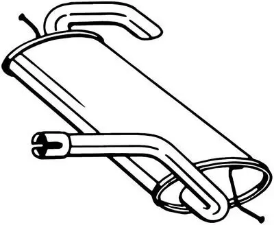 Endschalldämpfer BOSAL 154-995 Bild Endschalldämpfer BOSAL 154-995