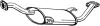 Mittelschalldämpfer BOSAL 154-549
