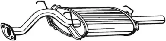 Endschalldämpfer BOSAL 163-157 Bild Endschalldämpfer BOSAL 163-157