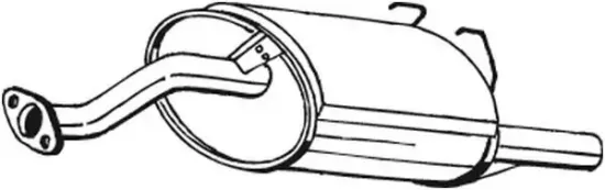 Endschalldämpfer BOSAL 163-729 Bild Endschalldämpfer BOSAL 163-729