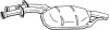 Mittelschalldämpfer BOSAL 175-005