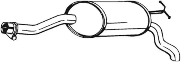 Mittelschalldämpfer BOSAL 175-299
