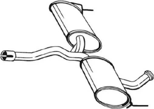 Mittelschalldämpfer BOSAL 200-731