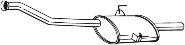 Mittelschalldämpfer BOSAL 200-801