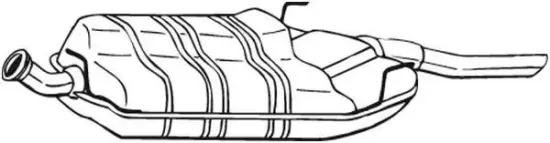 Endschalldämpfer BOSAL 215-831 Bild Endschalldämpfer BOSAL 215-831