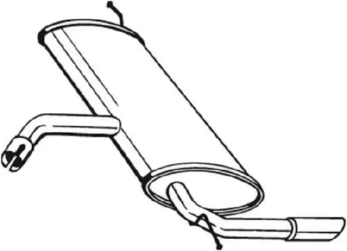 Endschalldämpfer BOSAL 227-039