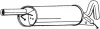 Endschalldämpfer BOSAL 233-119