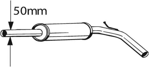 Mittelschalldämpfer BOSAL 233-395