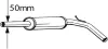 Mittelschalldämpfer BOSAL 233-395