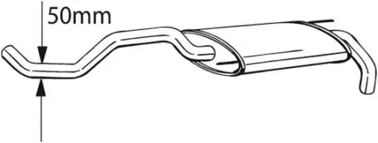 Endschalldämpfer BOSAL 233-399 Bild Endschalldämpfer BOSAL 233-399