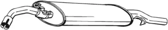 Endschalldämpfer BOSAL 233-409 Bild Endschalldämpfer BOSAL 233-409