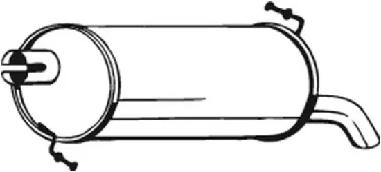 Endschalldämpfer BOSAL 233-509 Bild Endschalldämpfer BOSAL 233-509