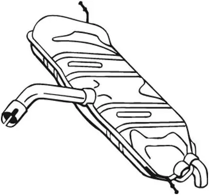 Endschalldämpfer BOSAL 233-611 Bild Endschalldämpfer BOSAL 233-611