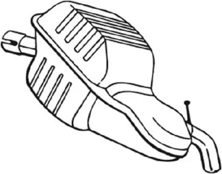 Endschalldämpfer BOSAL 235-001 Bild Endschalldämpfer BOSAL 235-001