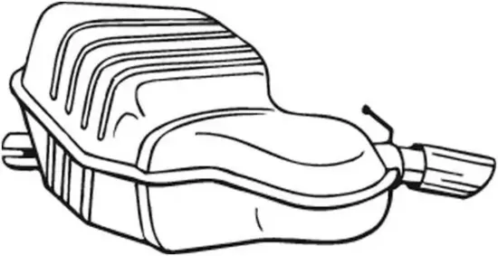 Endschalldämpfer BOSAL 235-149 Bild Endschalldämpfer BOSAL 235-149