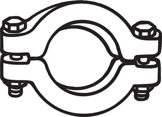 Klemmstück, Abgasanlage BOSAL 254-270 Bild Klemmstück, Abgasanlage BOSAL 254-270
