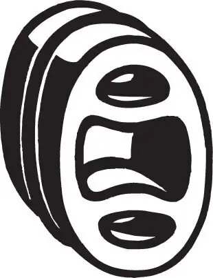 Halter, Abgasanlage BOSAL 255-041 Bild Halter, Abgasanlage BOSAL 255-041