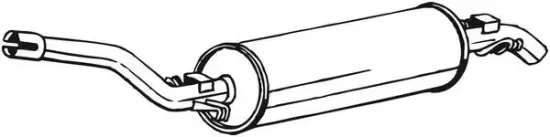 Endschalldämpfer BOSAL 278-013 Bild Endschalldämpfer BOSAL 278-013