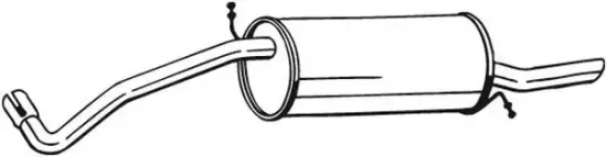Endschalldämpfer BOSAL 278-613 Bild Endschalldämpfer BOSAL 278-613