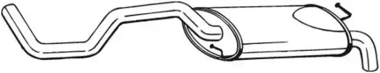 Endschalldämpfer BOSAL 278-853 Bild Endschalldämpfer BOSAL 278-853