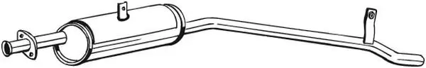 Mittelschalldämpfer BOSAL 279-017