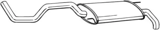 Endschalldämpfer BOSAL 279-117 Bild Endschalldämpfer BOSAL 279-117