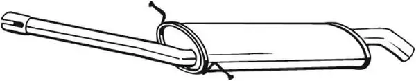 Mittelschalldämpfer BOSAL 279-165