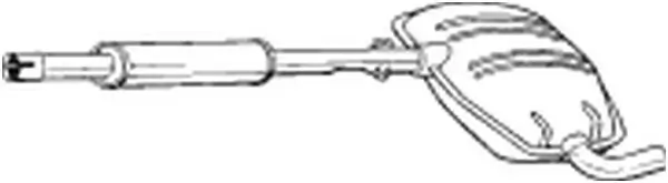 Mittelschalldämpfer BOSAL 279-277