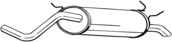 Endschalldämpfer BOSAL 279-223 Bild Endschalldämpfer BOSAL 279-223