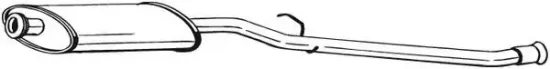 Mittelschalldämpfer BOSAL 278-855 Bild Mittelschalldämpfer BOSAL 278-855