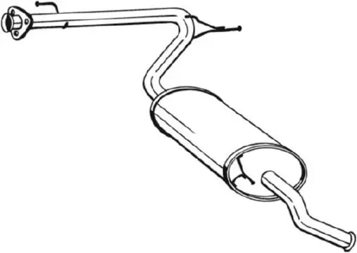 Endschalldämpfer BOSAL 281-093