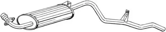 Endschalldämpfer BOSAL 281-837 Bild Endschalldämpfer BOSAL 281-837