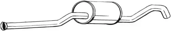 Mittelschalldämpfer BOSAL 278-193